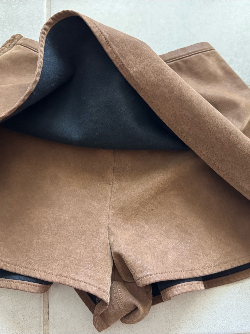 We The Free Brown Suede Circle Skirt - Picture 4 of 10